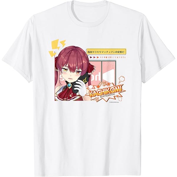 Amazon | 【不知火フレア】ホロぐら名場面 Tシャツ | Tシャツ